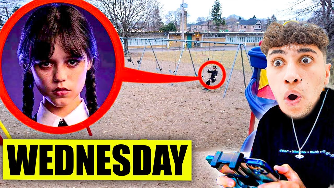 WEDNESDAY ADDAMS OYUN PARKIN’DA DRONE KAMERALARINA YAKALANDI !! (Şok Olacaksınız)