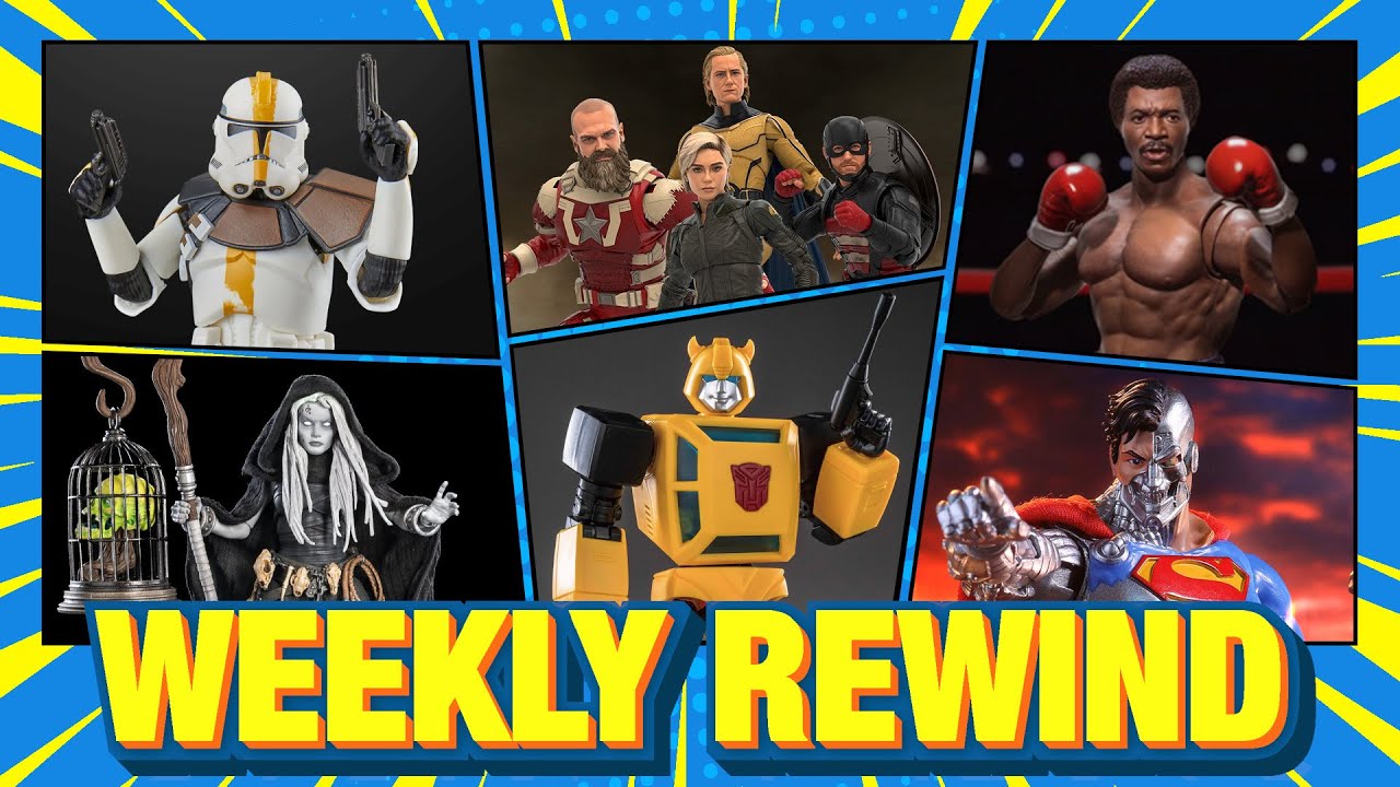 Weekly Rewind! Ep70: Star Wars Marvel Legends Transformers Mythic Legions DC Multiverse Rocky News!