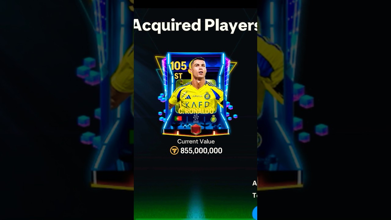 Welcome Cristiano Ronaldo ✅ #fcmobile
