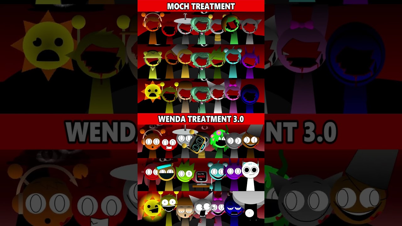 WENDA TREATMENT 2.0 X MOCH TREATMENT 2.0 🔥🎶 #sprunkiincredibox #incredibox #sprunkimod #sprunki