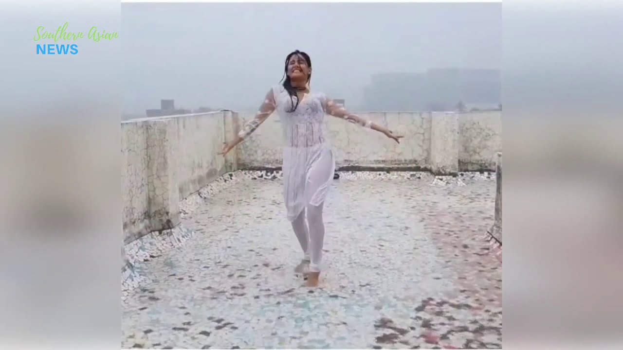 Wet Dress Rain Dance by Renowned Bollywood Actor Archana Gupta @SouthernAsianNews