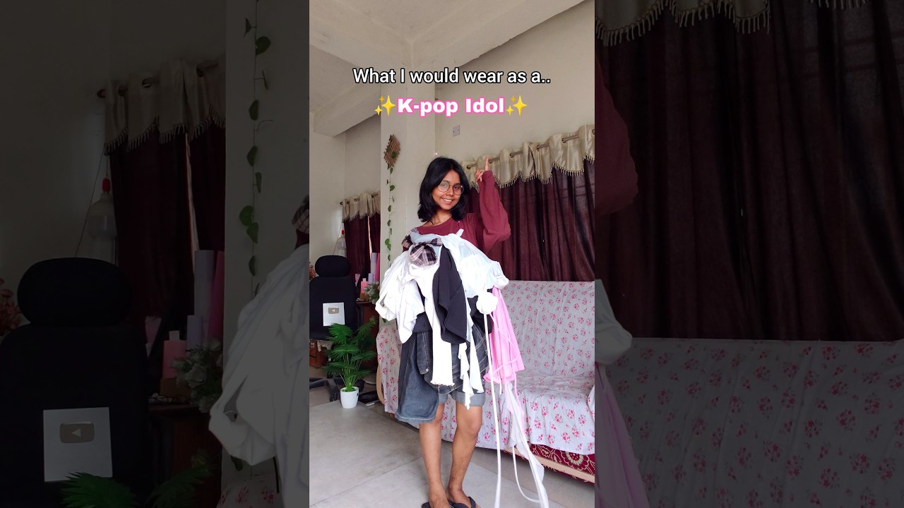 What I would wear as a K-pop Idol👀💖 #shorts #kpop #outfit #kpopfashion #kpopidol #dance #likejennie