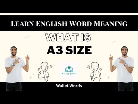 What is A3 Size ? | A2 Size Paper | A3 Meaning In English | A3 Page Means | A3 Size Book
