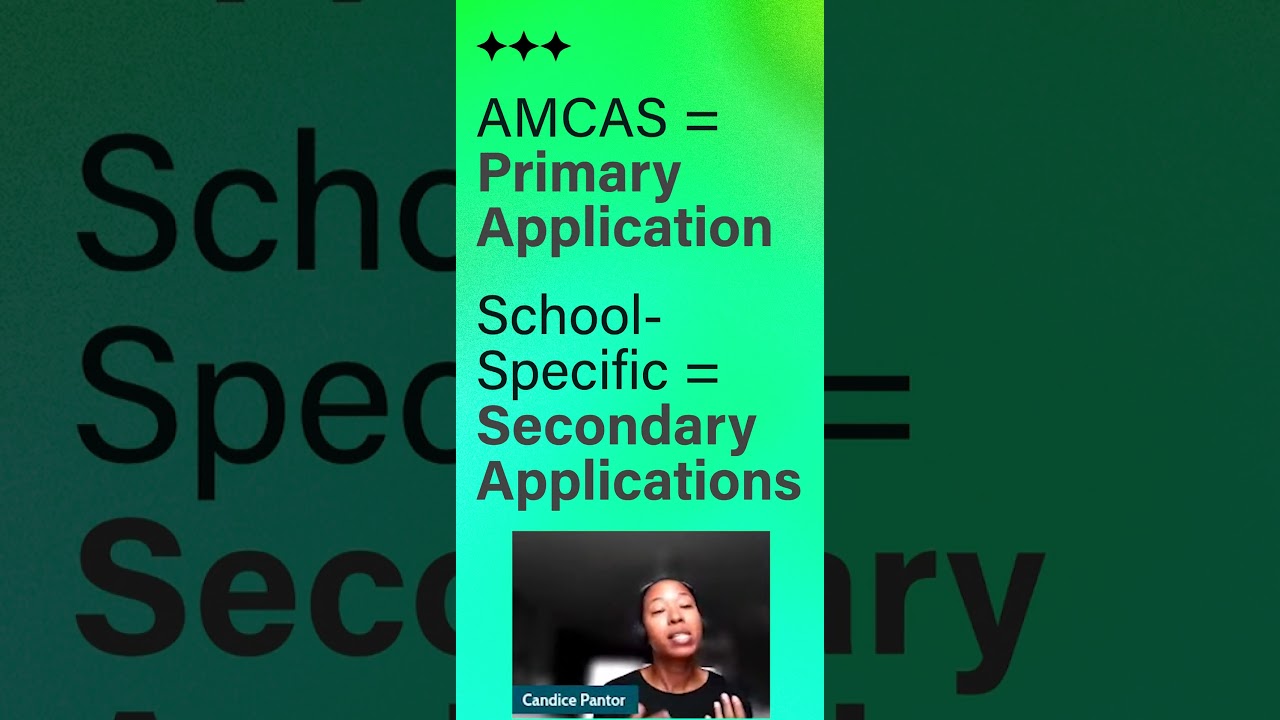 What is AMCAS? #premed #aamc #amcas #medicalschool
