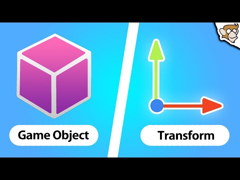What is the DIFFERENCE between Transform and GameObject? (Unity Tutorial for Beginners)