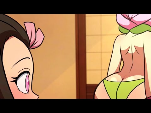 What nezuko is doing with mitsuri ☠️ | Rule 34 #anime #animation