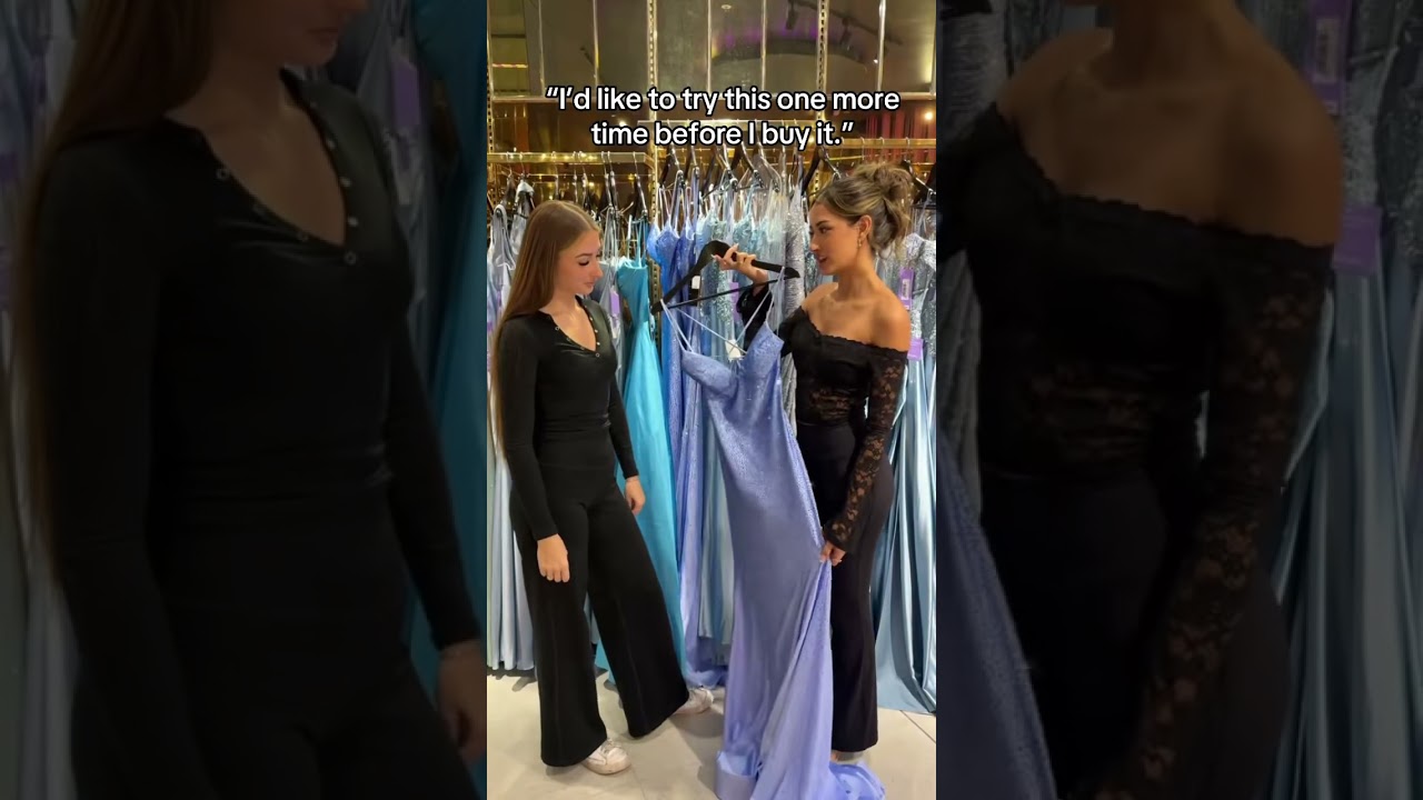 What would you do? #promdressshopping #prom #dressootd #promdress #dress #formaldresses