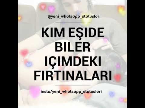 Whatsapp status ucun (damla - firtina 2018)