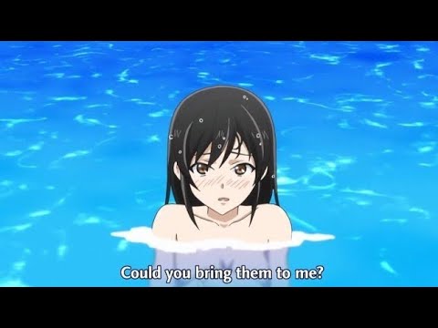 When a girl loses her swimsuit