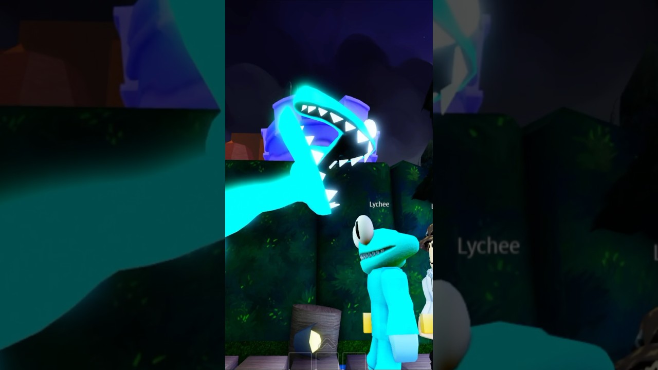 When Cyan meets Cyan in Rainbow Friends