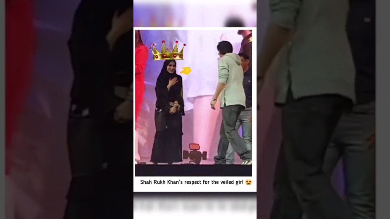 When Hijab Girl Met SRK | SRK Respect A Hijab Girl ❤️ | SRK Viral Video ♥️ #srk #viral #shorts