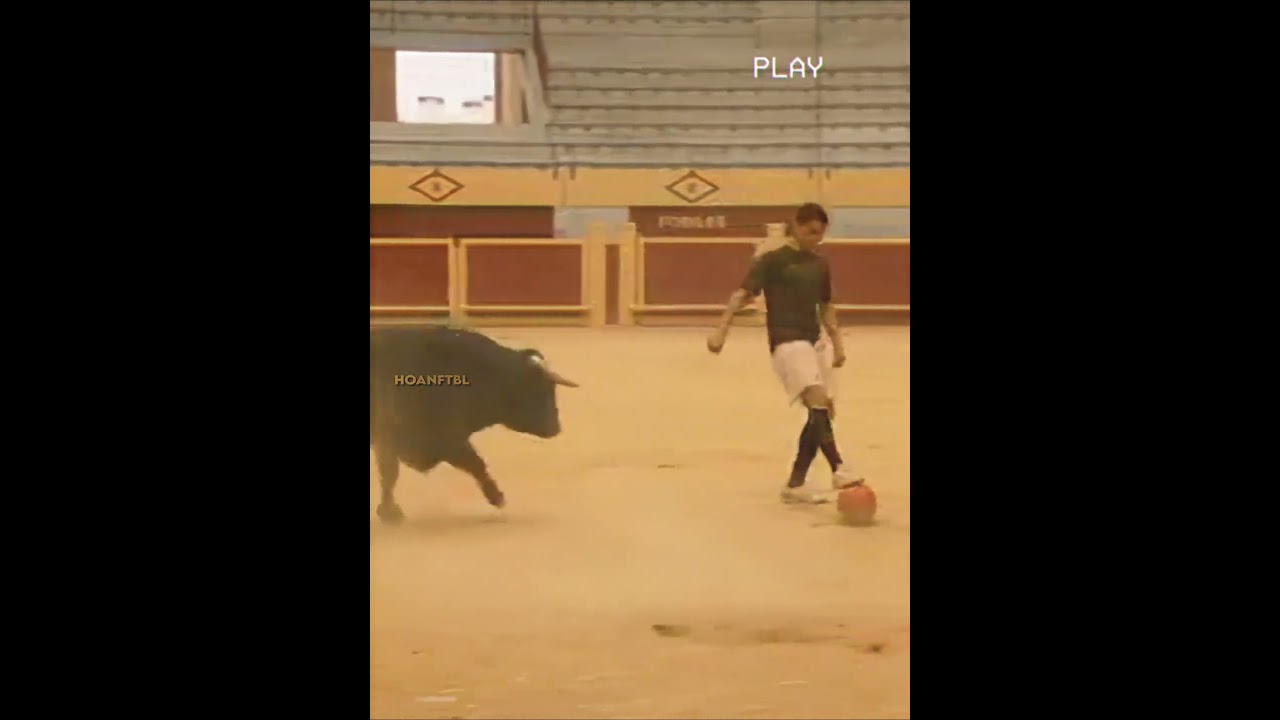 When Ronaldo VS Bull 🔥🤯