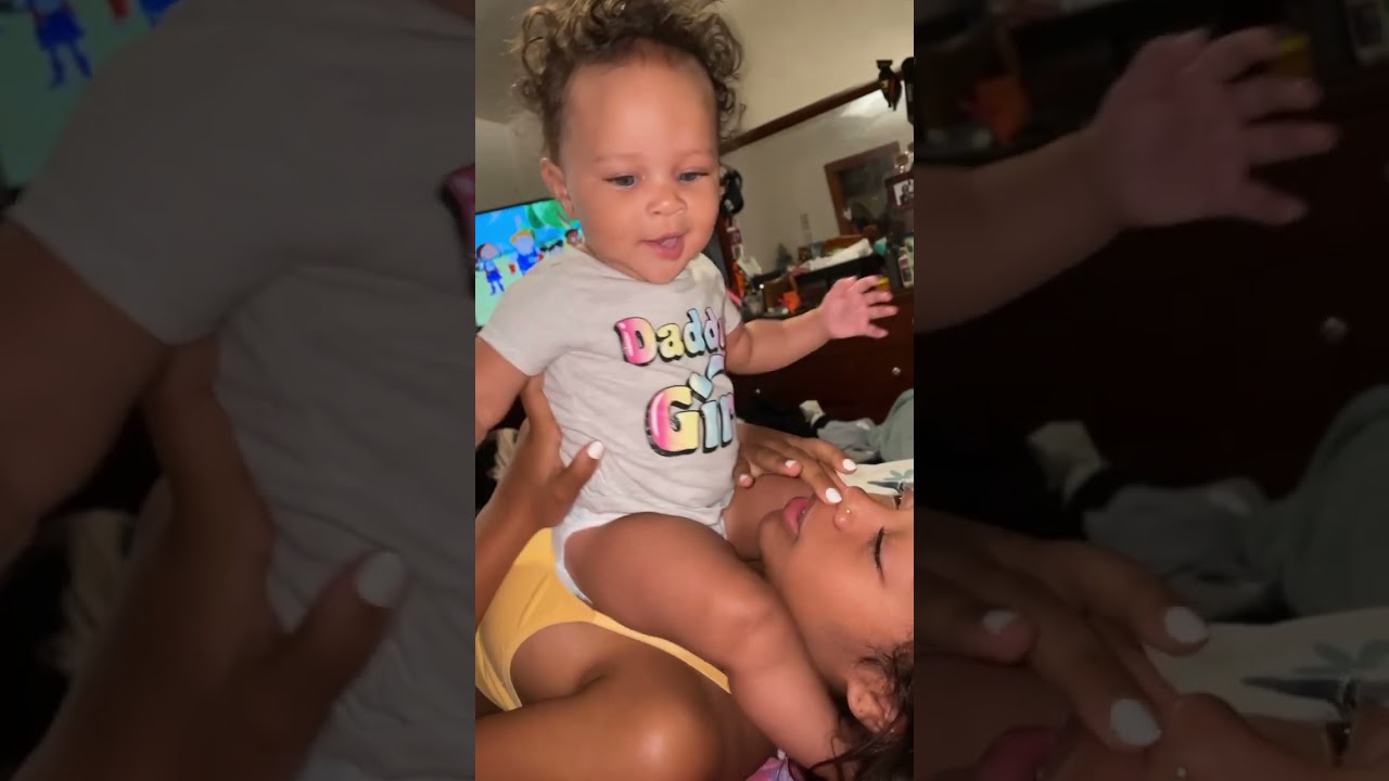 When your little sister farts on you! #sisters #family #love #shorts #hermana #baby #follow #like