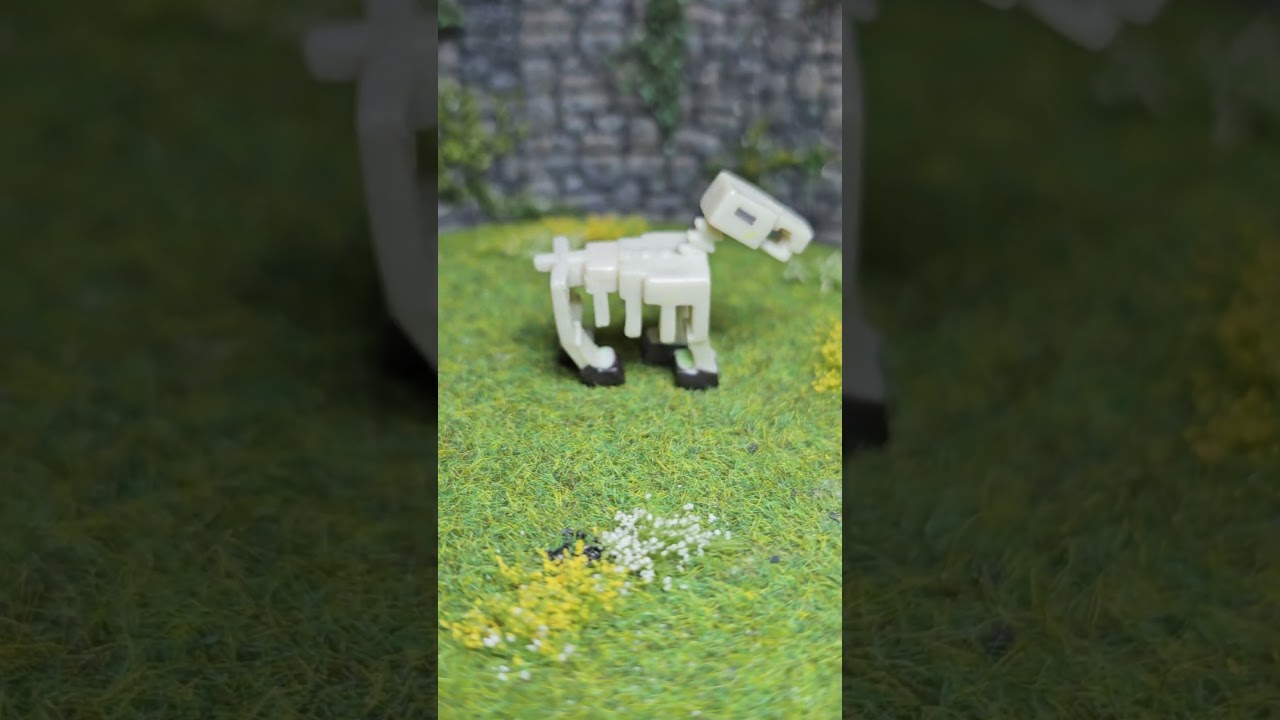 White Skeleton Horse Mini-Fig Minecraft Generic Toy