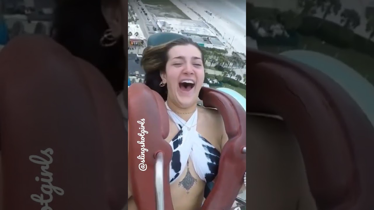 White tattoo girl boobs out #slingshot #slingshotchallenge #slingshotfun #nipslip#boobsout#sexy