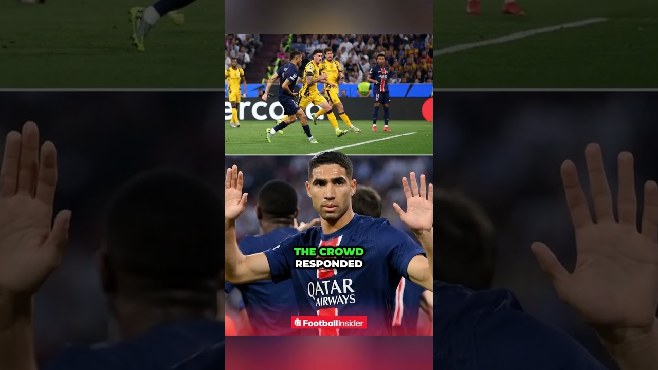 Why didn’t Hakimi celebrate his goal? 🥶😳 #hakimi #intermilan #psg