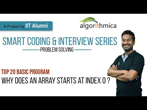 Why does an Array starts at Index 0 ? || Thimma Reddy || Algorithmica