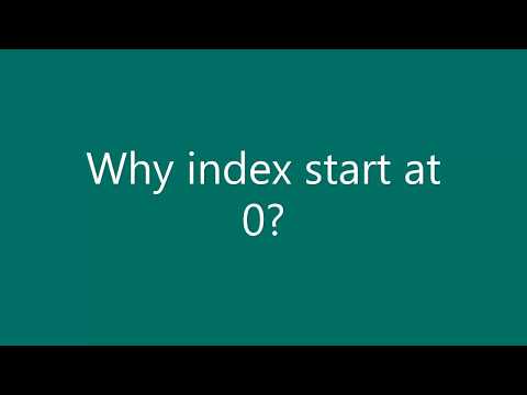 Why index start at 0 in Computer Science? | Easy Explanation