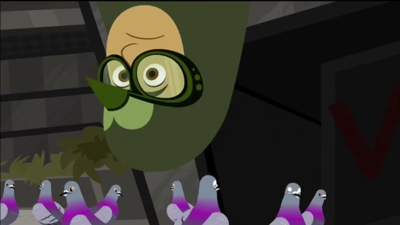 Wild Kratts: Piegons crap on Zach Varmitechs’ painting 😂