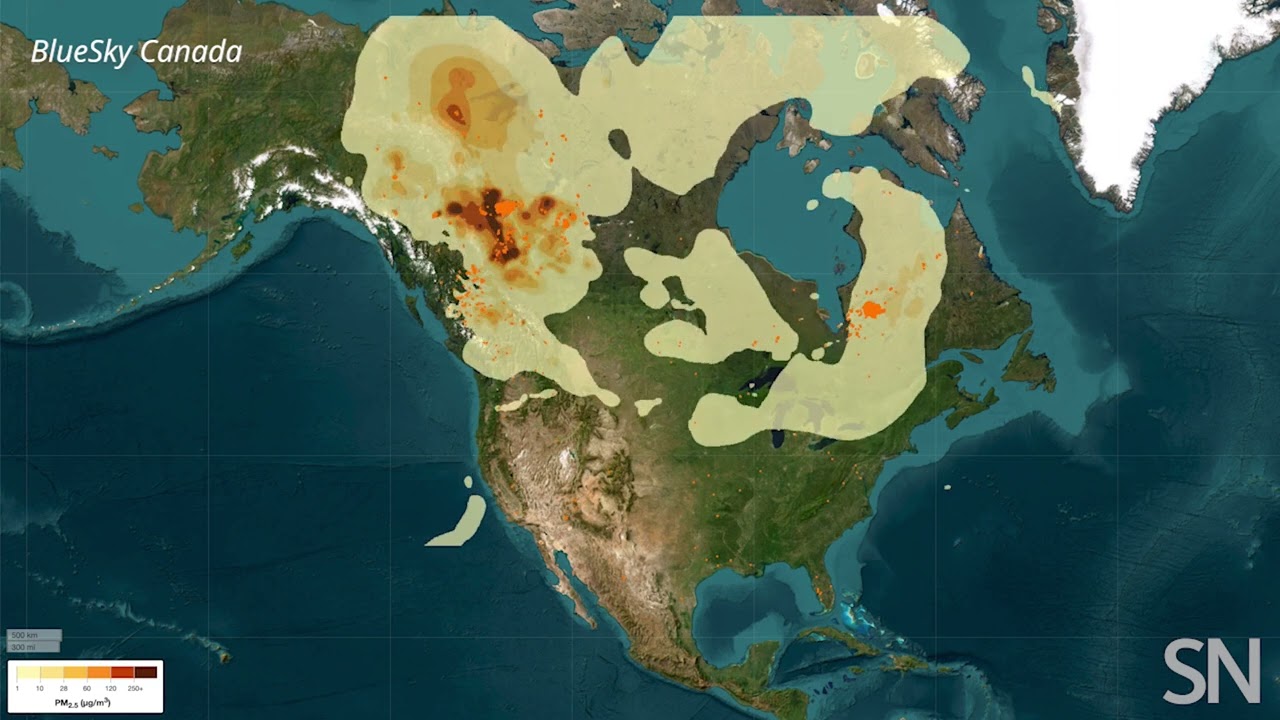 Wildfire smoke forecast July 10-13, 2023 | Science News