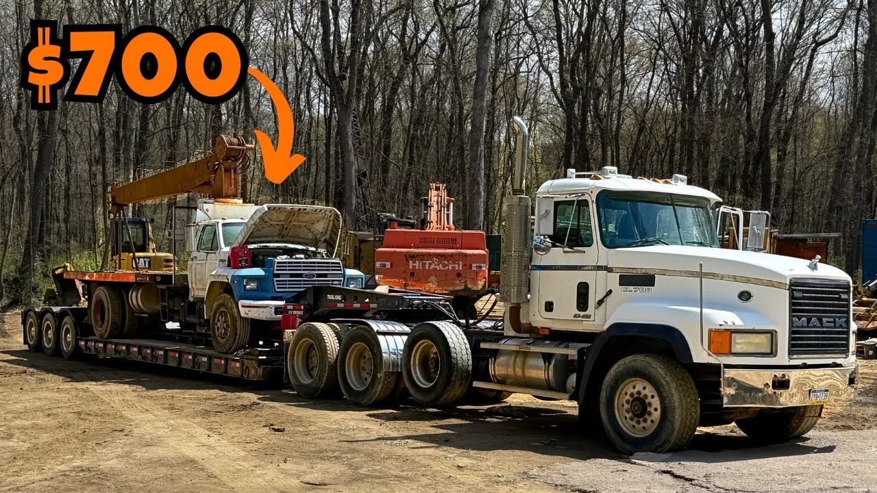 Will this $700 Auction Crane Truck Run and Drive To it new home? (SOLD)