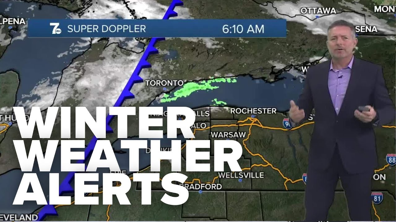 Winter Weather Alerts for Western New York