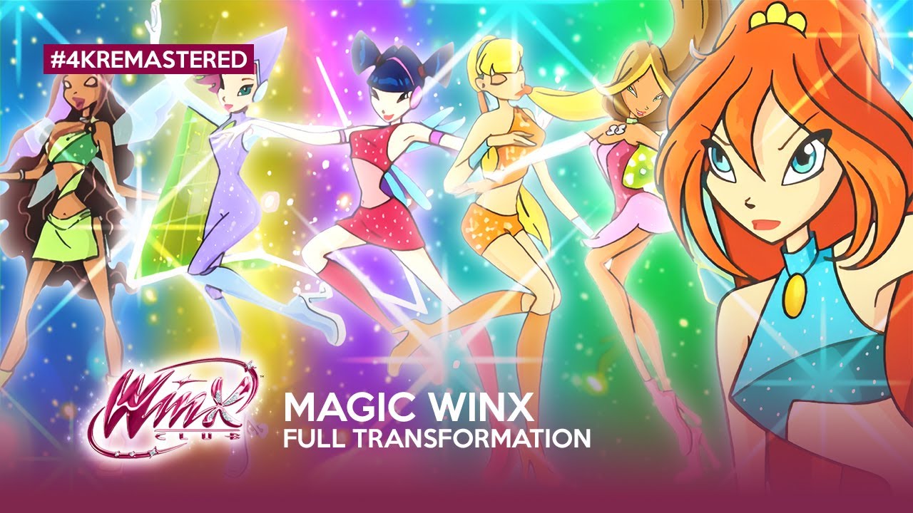 Winx Club - Magic Winx Full Transformation | 4K REMASTERED