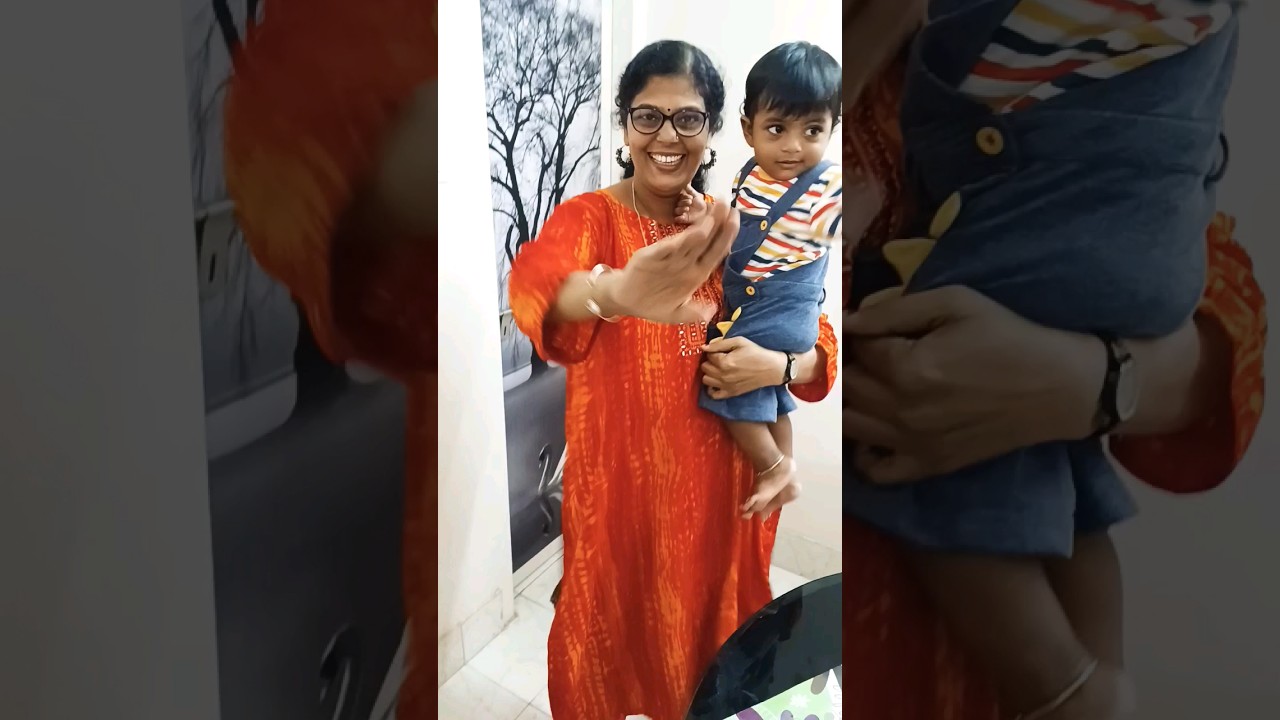 With my Thangam💕❣️..#trending #dancecover #mallu #dancewithbaby
