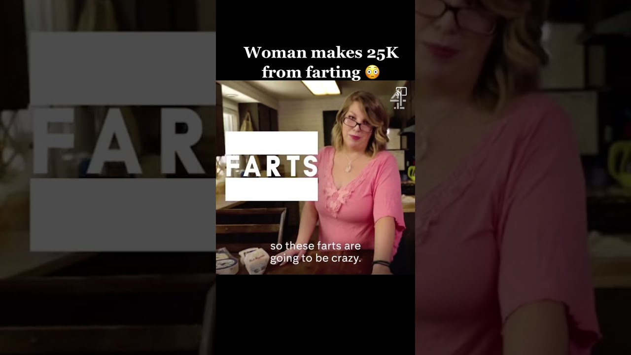 Woman Makes 25K From Farting #celebrity #shorts