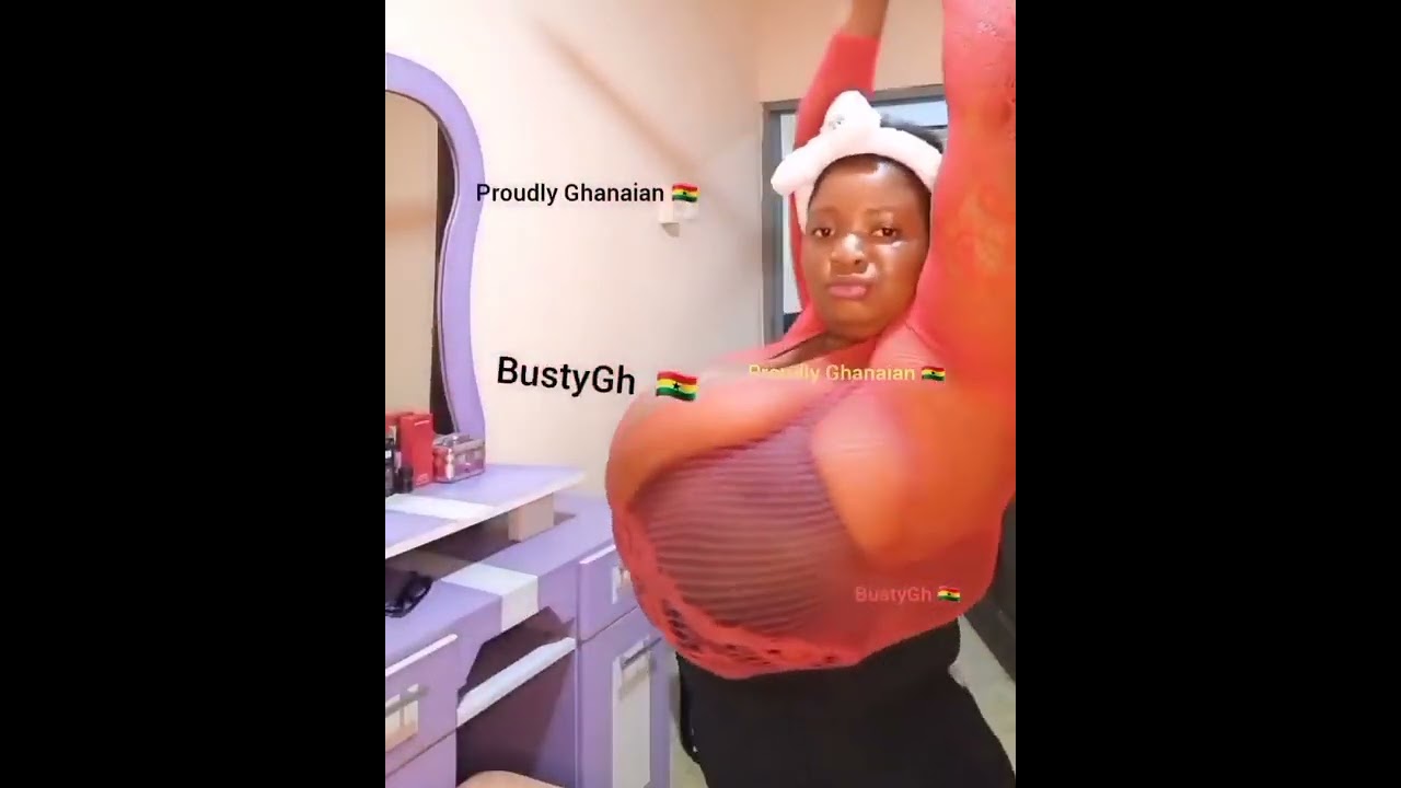 woman with big breast flaunts her melons