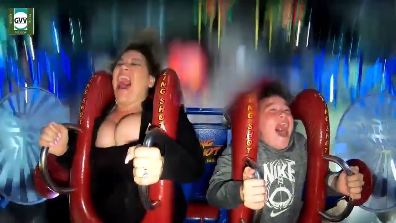 Women boobs bouncing | slingshot rides | bouncy boobs | boobs exposed | full pleasure