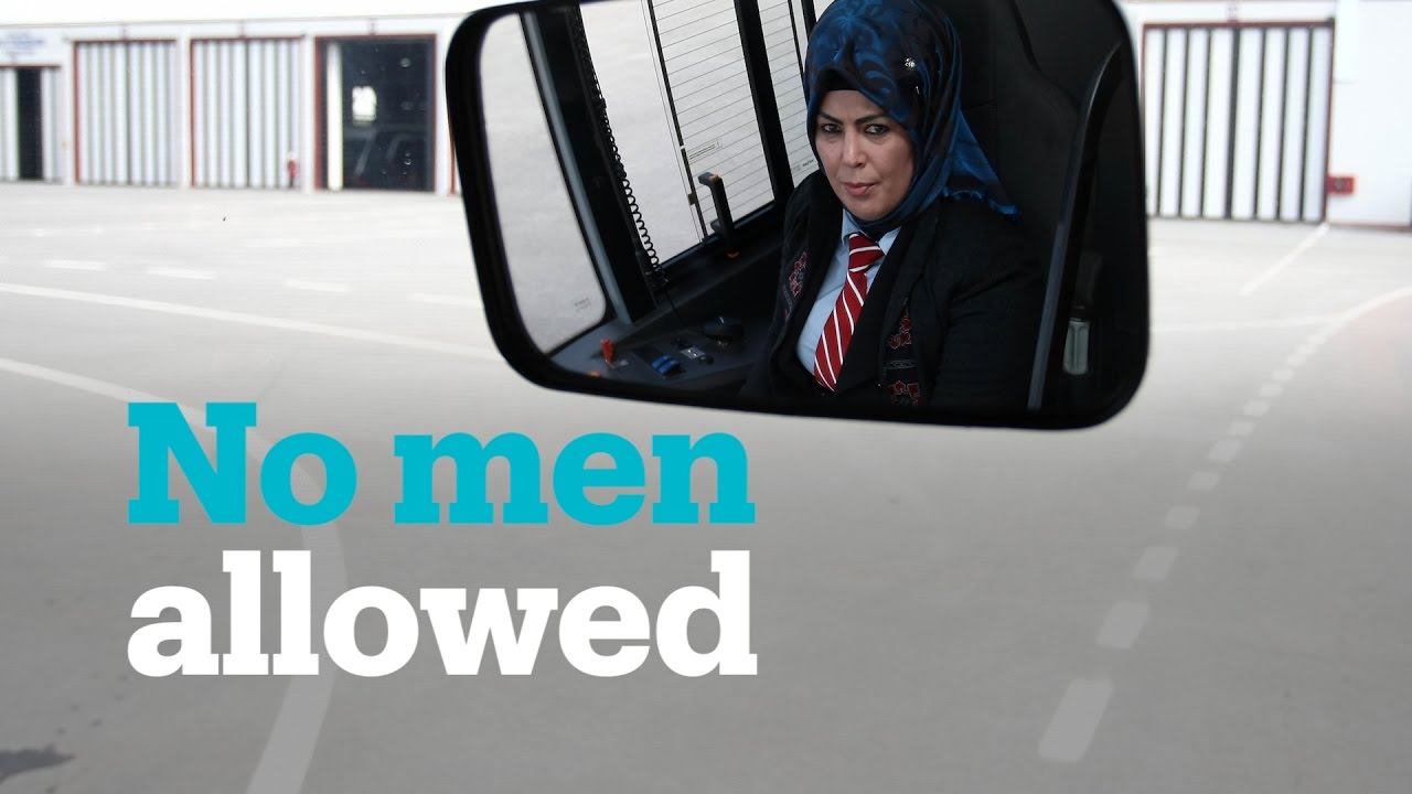 Women get their own pink bus in this Turkish city