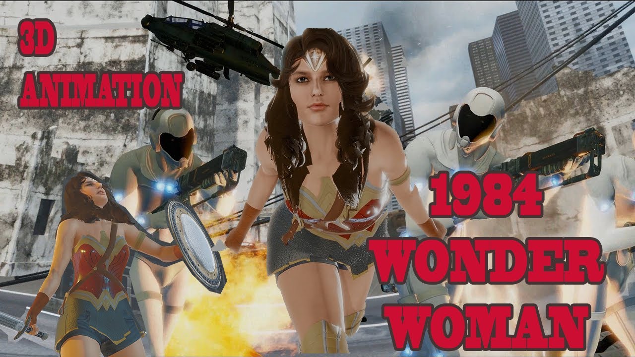 Wonder Woman 1984 3D Animation Series