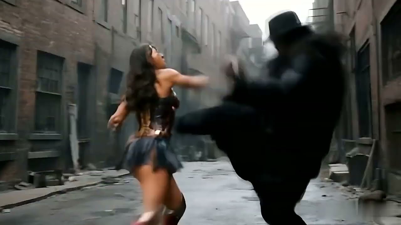 Wonder Woman vs Undertaker AI | DC DCEU movie superheroine & WWE wrestler multiverse crossover