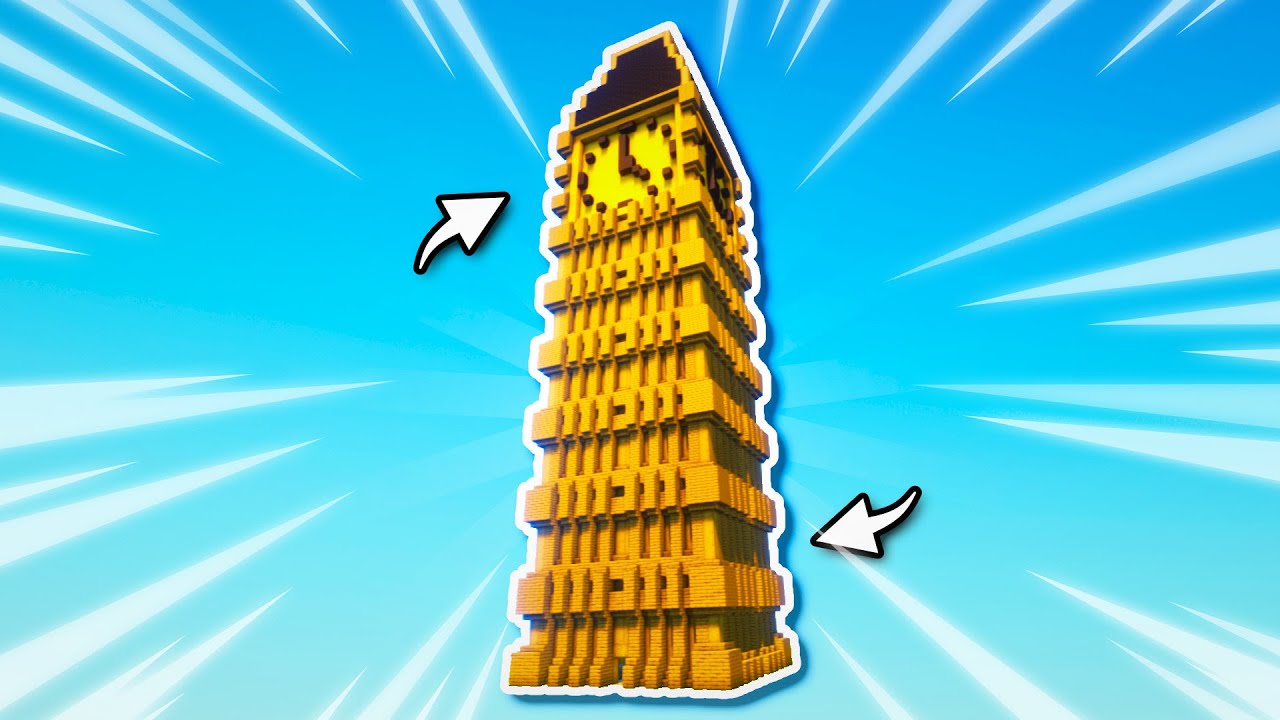 Wooden Big Ben in Minecraft | Timelapse