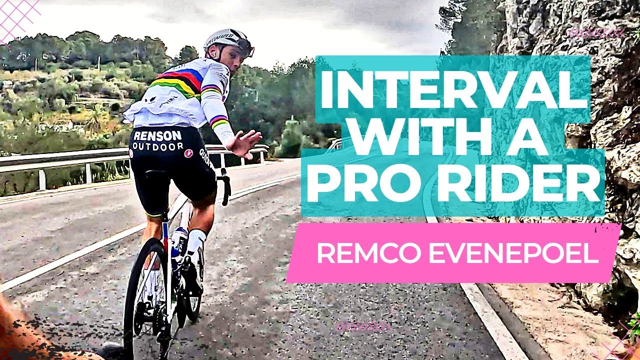 WORLD CHAMPION vs AMATEUR CYCLIST : Interval on the wheel of Remco Evenepoel 🚀
