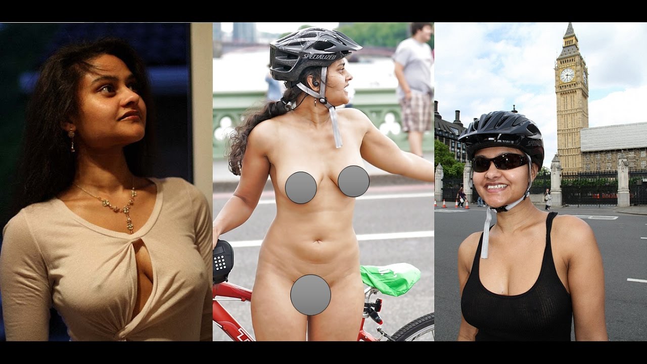 World Naked Bike Ride | Meenal Jain nude cycling | First Indian Girl