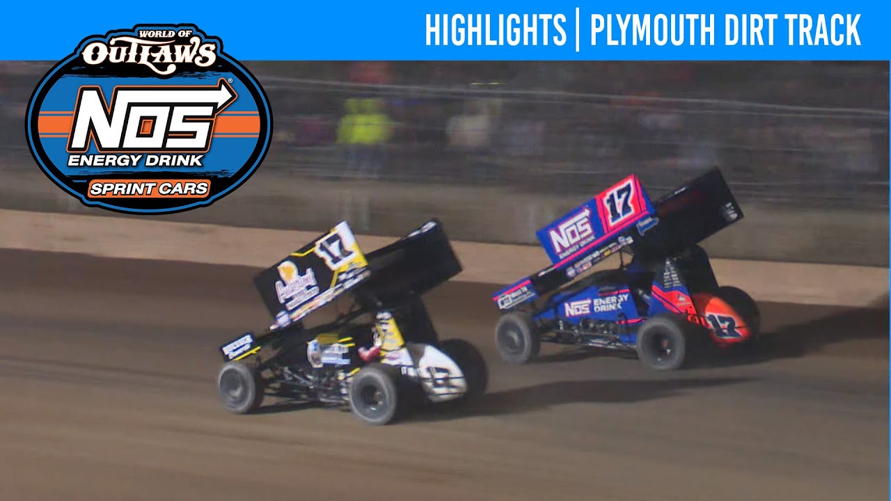 World of Outlaws NOS Energy Drink Sprint Cars | Plymouth Dirt Track | June 6, 2025 | HIGHLIGHTS