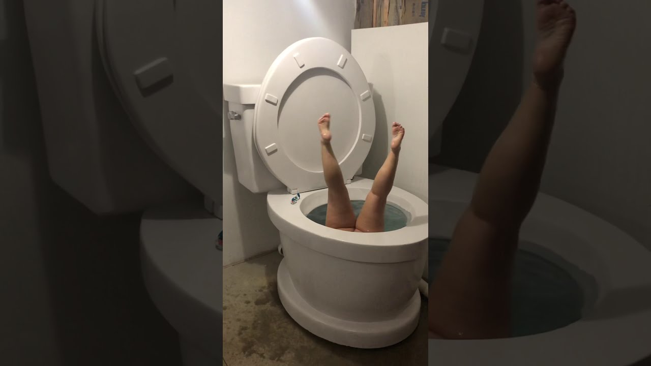 Worlds Largest toilet handstand #shorts
