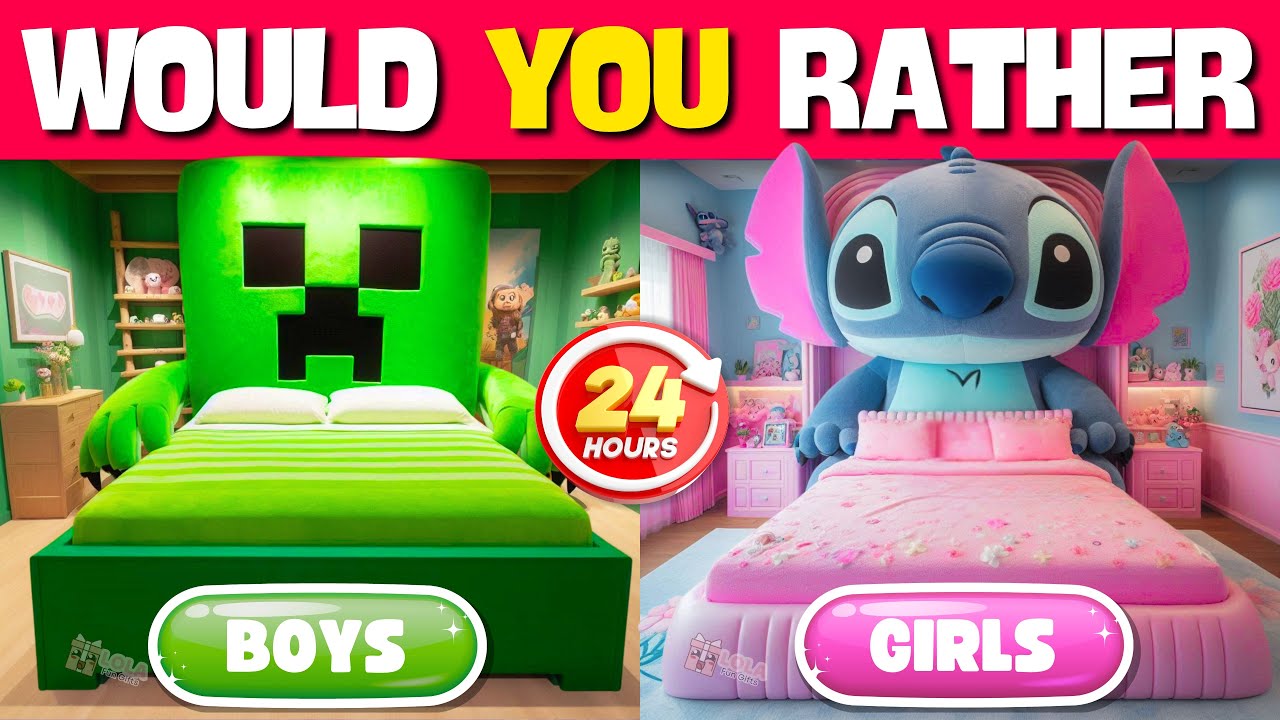 Would You Rather? 👑 Girls or Boys 💖✨ Make Your Choice Now!
