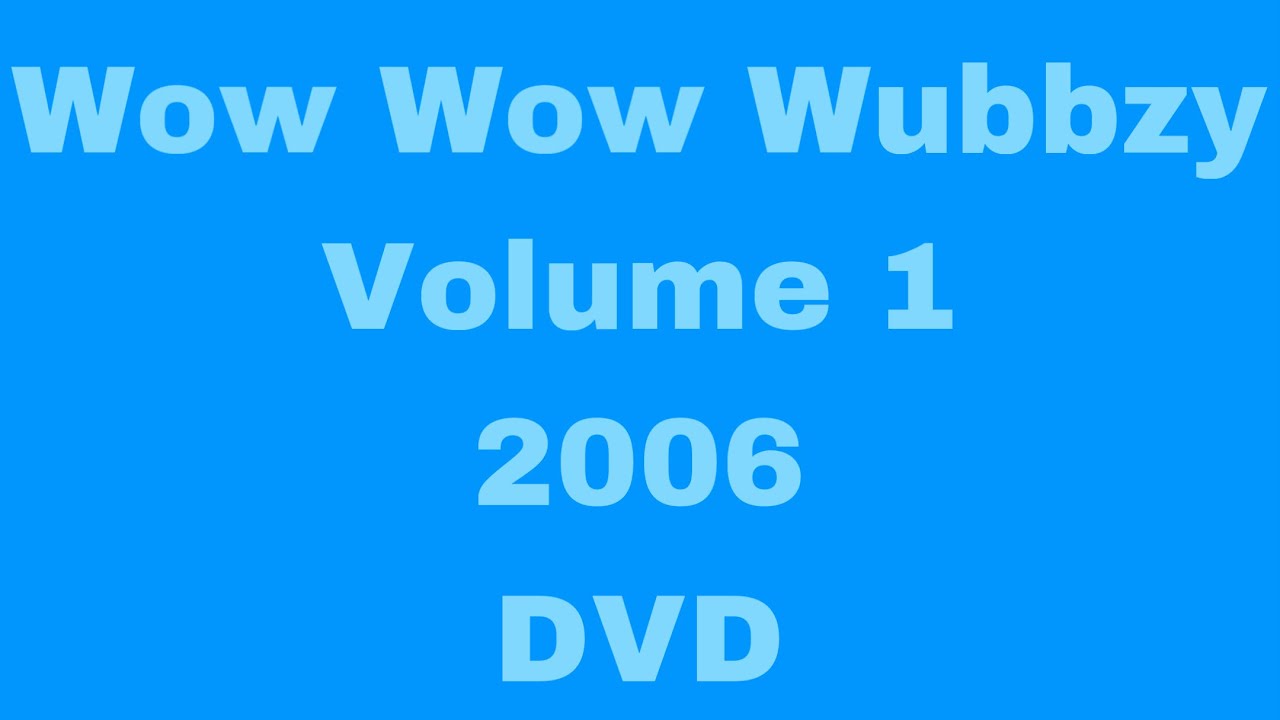 Wow Wow Wubbzy Volume 1 (2006) DVD