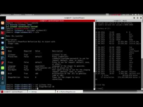 wpa2 crack with Aircrack & RCE with FuzzBunch & lateral movement, persistence with powershell empire