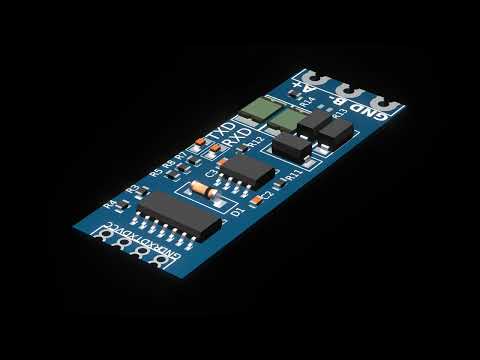 XY-017 Rs485 to TTL Board - Blender Eevee Model