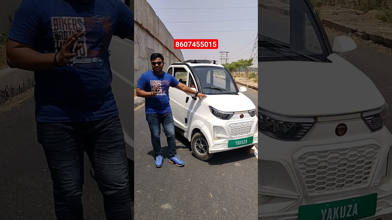 Yakuza Karishma Electric Car!! #shorts #trending #viral #yakuza #karishma #electriccar #car #comdey