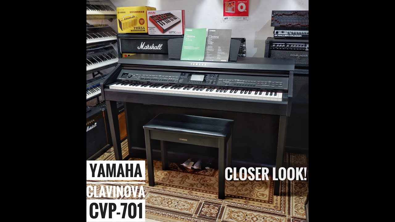 Yamaha Clavinova CVP-701 Closer Look & Demo ( Review )