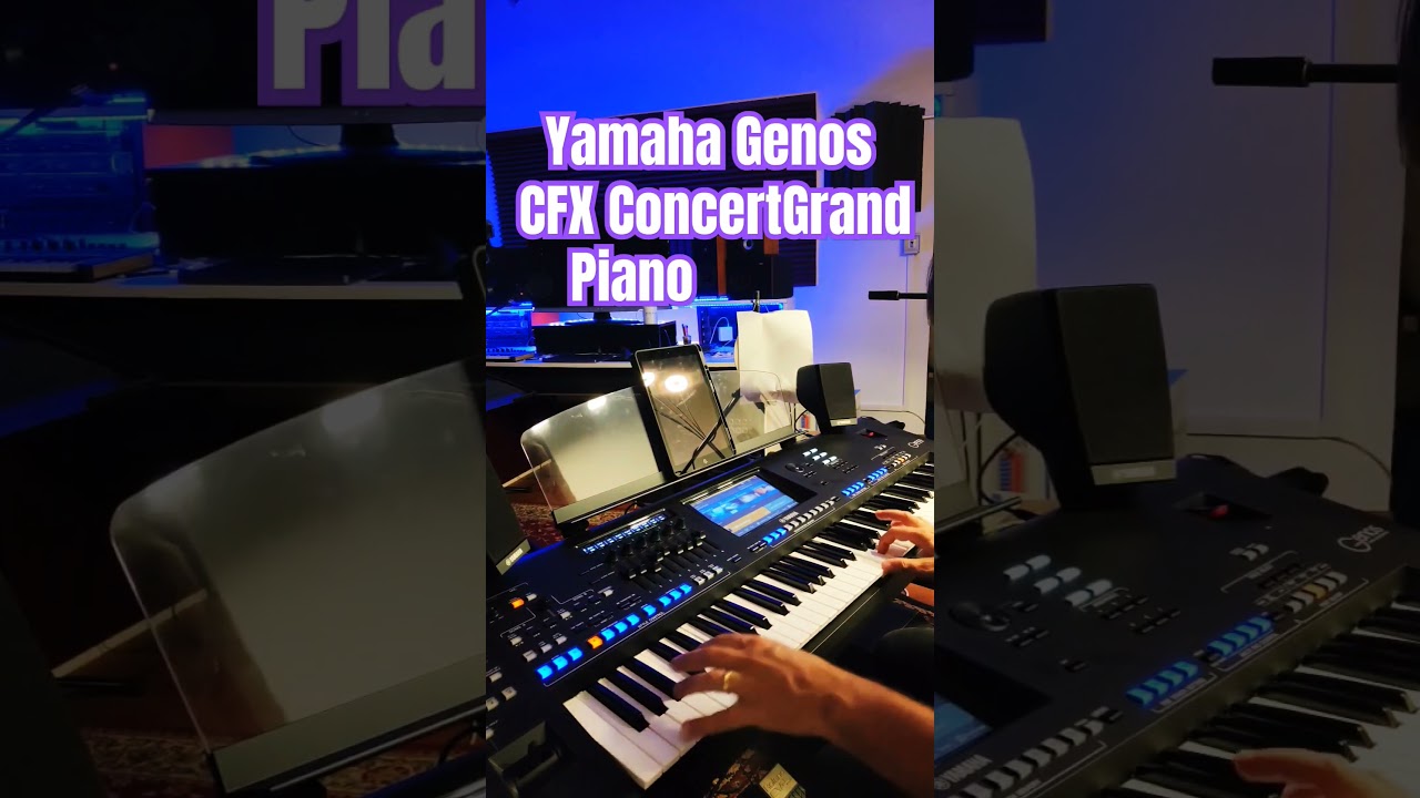 Yamaha Genos CFX Concerto Grand Piano #genos #yamaha #piano #keyboard