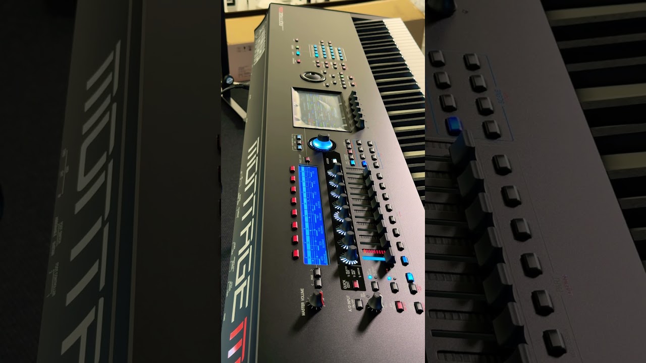 Yamaha Montage M8x!! New flagship model! #playpiano #yamaha #montage