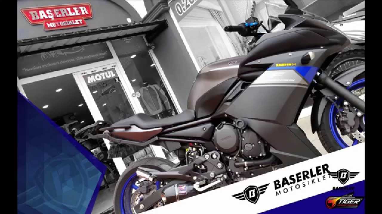 YAMAHA XJ6 DIVERSION TIGER CARBON EGZOZ EXHAUST SOUND
