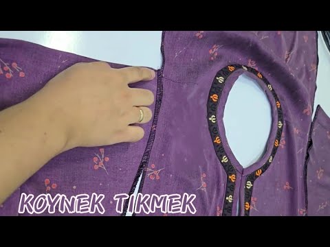 Yanly koynek tikmek owrenmek | Turkmen koynek tikilisi | tikin owrenmek