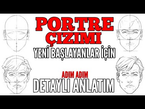 Yeni Başlayanlar İçin Portre Çizimi / Yüz Çizimi / DETAYLI ANLATIM!